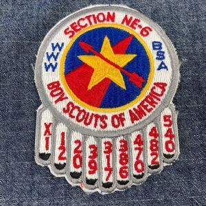 RARE Vintage BSA Transatlantic Council OA 482 section NE-6 Germany Pocket Patch
